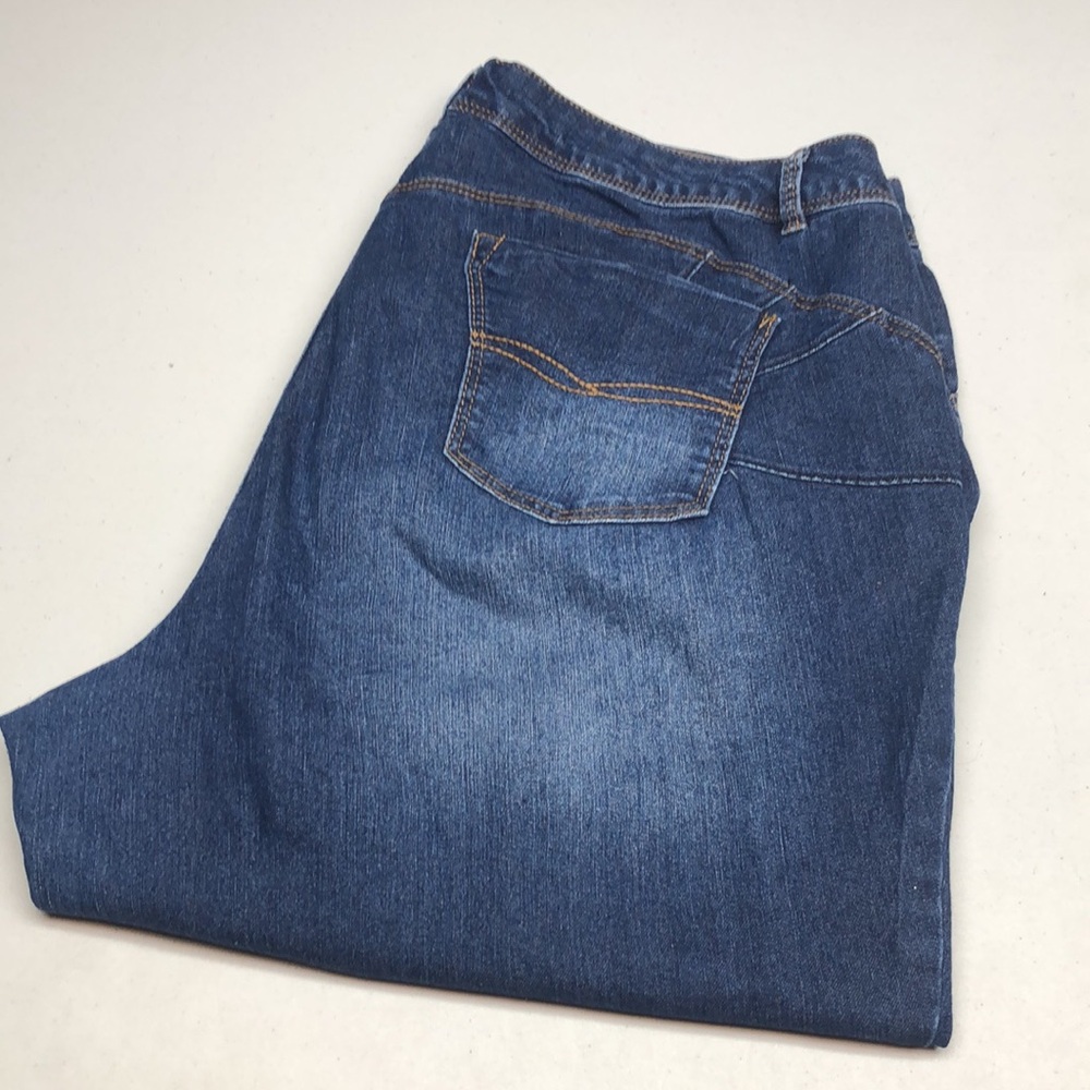 D. JEANS DENIM CAPRIS EUC 20Wx17 ⭐️